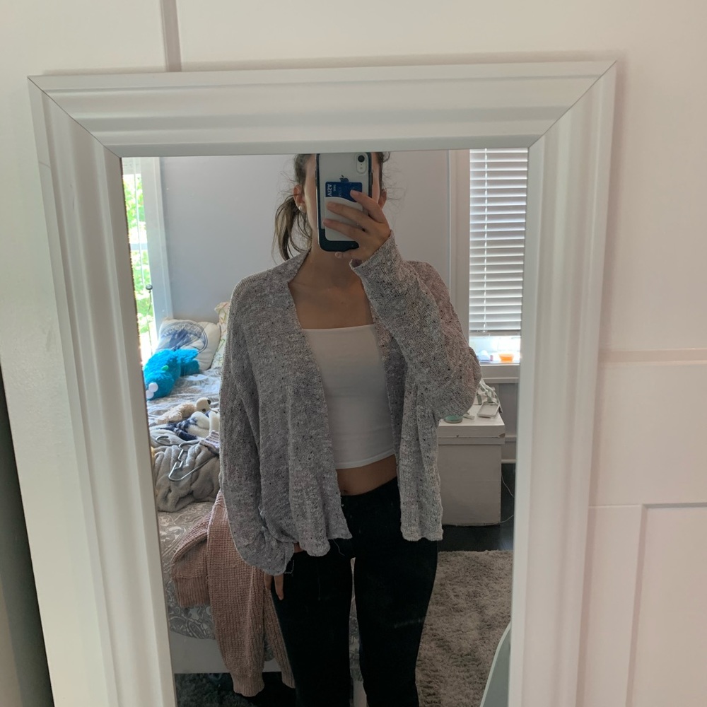 Urban grey/white cardigan
